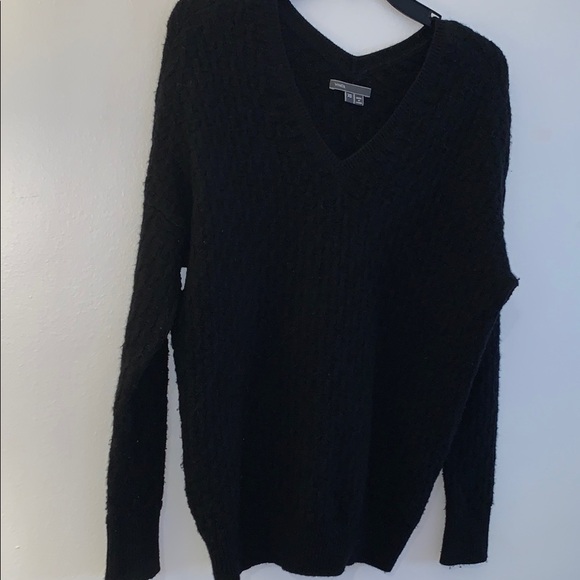 Vince Classic Black V-Neck Sweater - Hood used condition - Picture 1 of 13